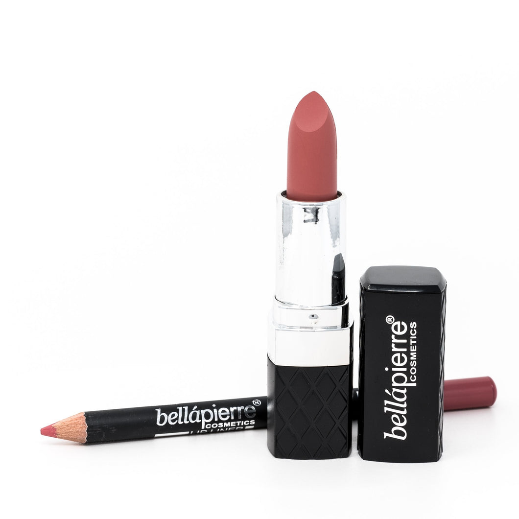 Bella Pierre Lipstick and Liner Duo Nude