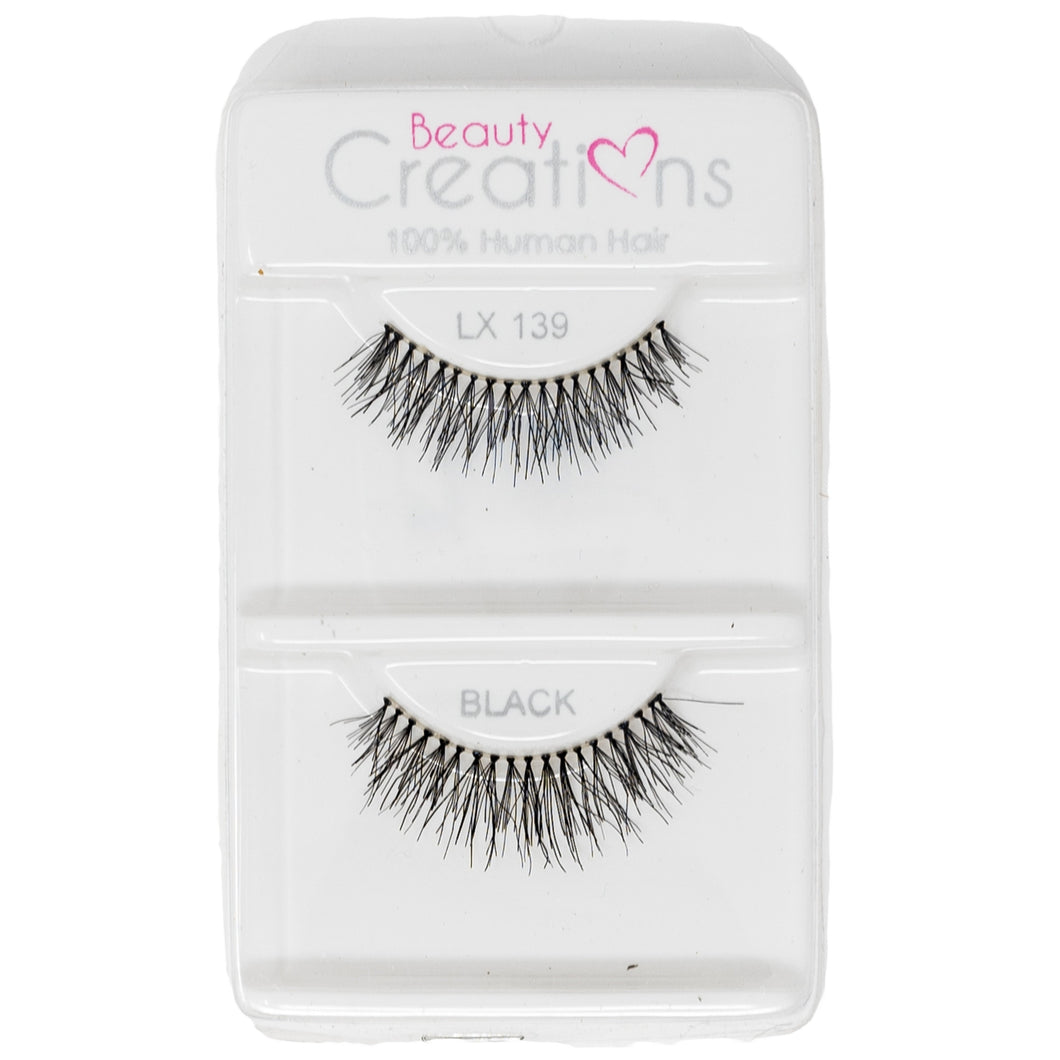 Beauty Creations Eyelashes BLACK #LX139
